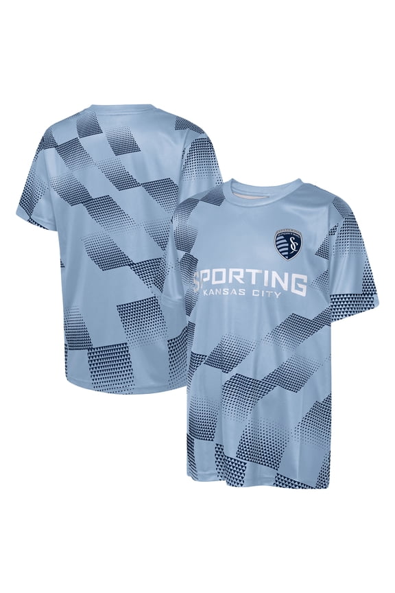 Youth Outerstuff Light Blue Sporting Kansas City Sheer Thrill T-Shirt