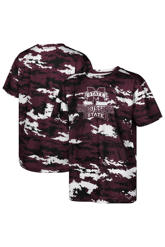 Youth Outerstuff Maroon Mississippi State Bulldogs Scrimmage T-Shirt