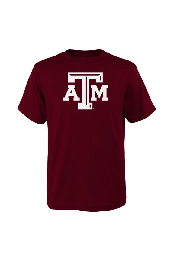 Youth Outerstuff Maroon Texas A&M Aggies Primary Logo T-Shirt