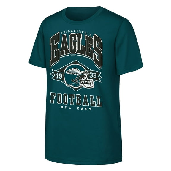 Youth Outerstuff  Midnight Green Philadelphia Eagles Kick Off T-Shirt