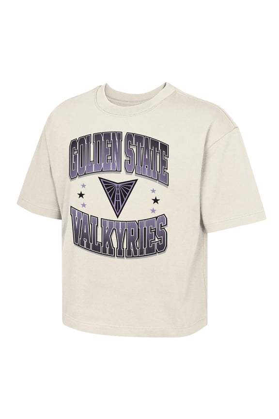 Youth Outerstuff  Natural Golden State Valkyries Unbeatable Boxy T-Shirt