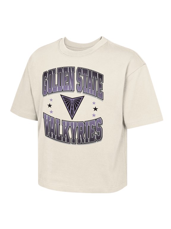 Youth Outerstuff Natural Golden State Valkyries Unbeatable Boxy T-Shirt