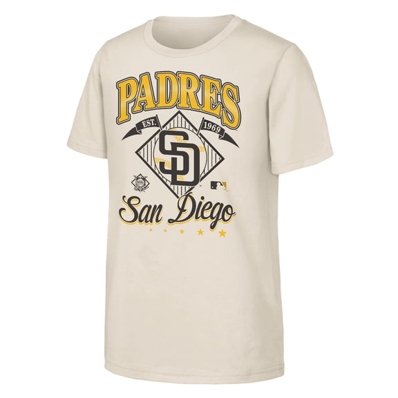 Youth Outerstuff Natural San Diego Padres Triple Hit T-Shirt