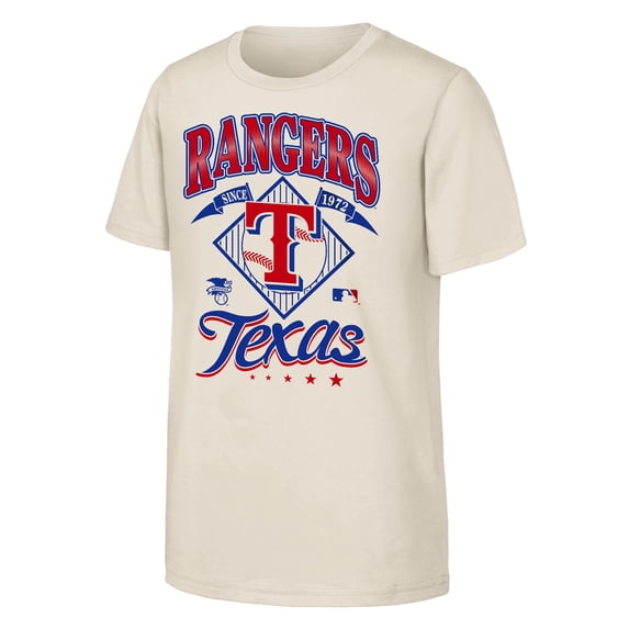 Youth Outerstuff Natural Texas Rangers Triple Hit T-Shirt