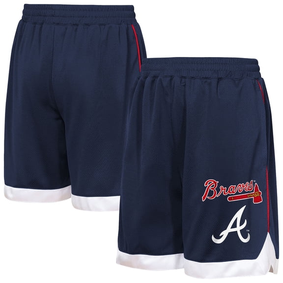 Youth Outerstuff  Navy Atlanta Braves Big League All Star Fashion Shorts