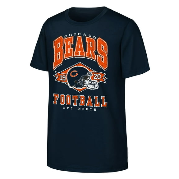 Youth Outerstuff  Navy Chicago Bears Kick Off T-Shirt