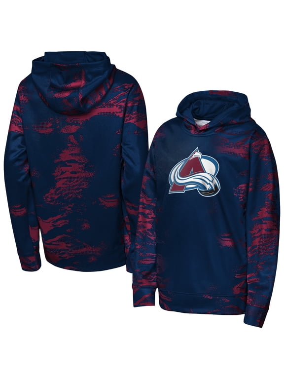 Youth Outerstuff Navy Colorado Avalanche Team Dynamics Hoodie