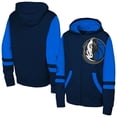 thumbnail image 1 of Youth Outerstuff  Navy Dallas Mavericks Straight to the League Full-Zip Hoodie, 1 of 3