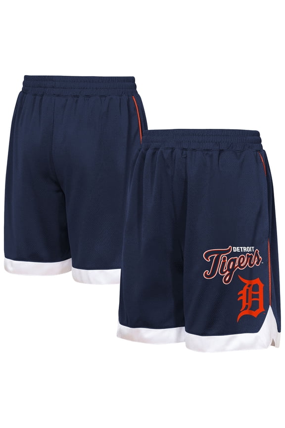 Youth Outerstuff Navy Detroit Tigers Big League All Star Fashion Shorts