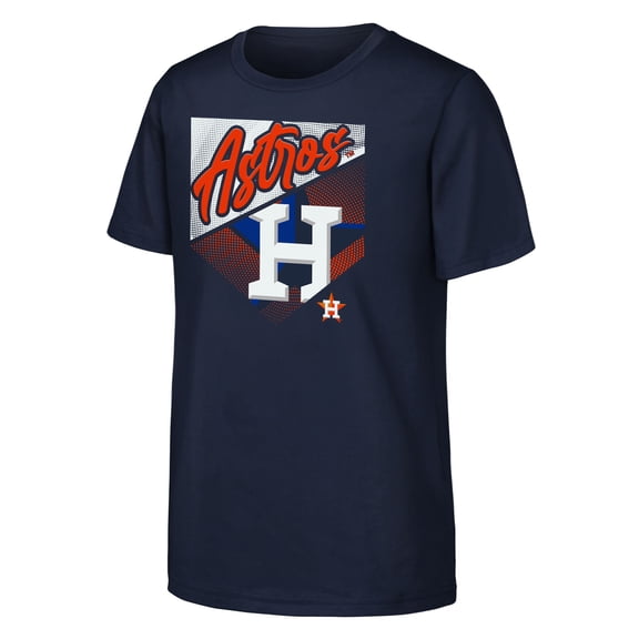 Youth Outerstuff  Navy Houston Astros Prime Plate T-Shirt
