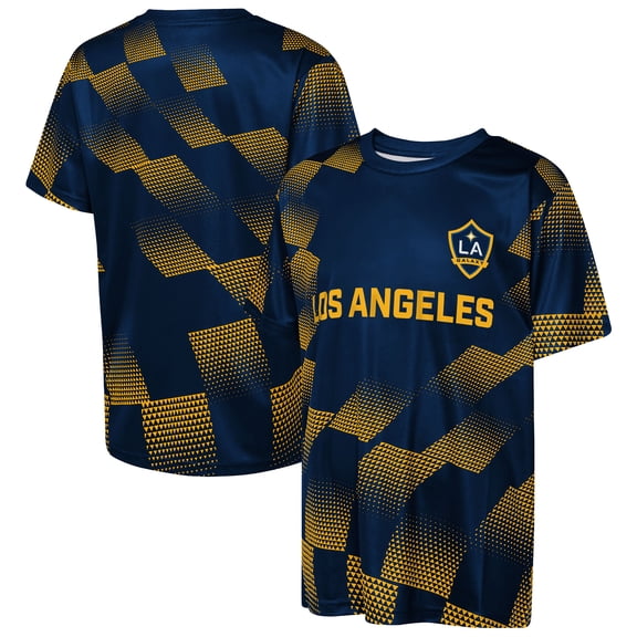 Youth Outerstuff Navy LA Galaxy Sheer Thrill T-Shirt