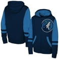 thumbnail image 1 of Youth Outerstuff  Navy Minnesota Timberwolves Straight to the League Full-Zip Hoodie, 1 of 3