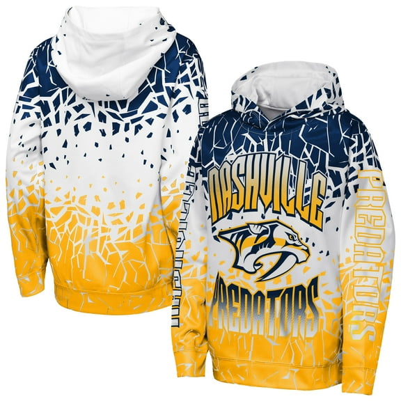 Youth Outerstuff Navy Nashville Predators Frozen Frenzy Hoodie