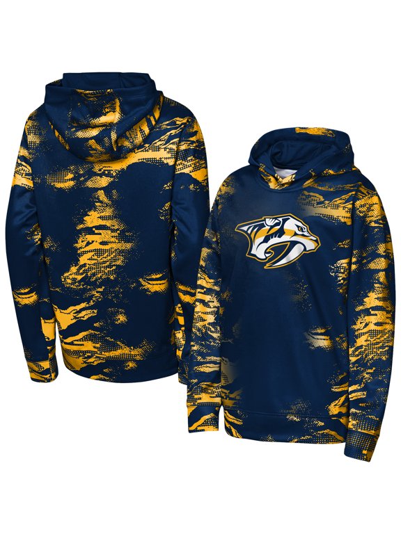 Youth Outerstuff Navy Nashville Predators Team Dynamics Hoodie