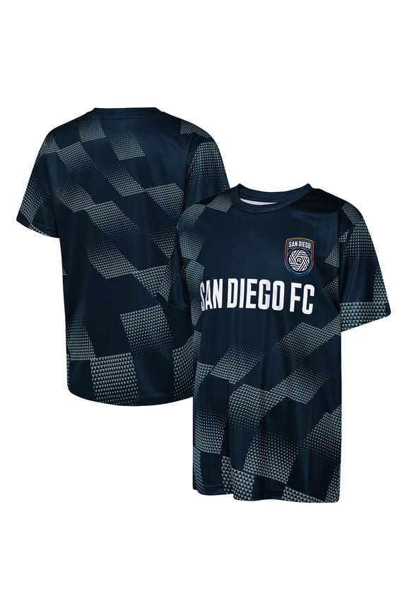 Youth Outerstuff Navy San Diego FC Sheer Thrill T-Shirt