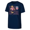 thumbnail image 1 of Youth Outerstuff  Navy USMNT Free Kick Mascot T-Shirt, 1 of 1