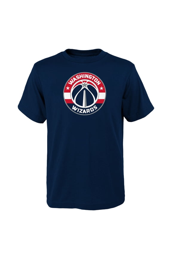Youth Outerstuff Navy Washington Wizards Primary Logo T-Shirt