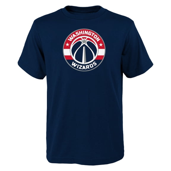 Youth Outerstuff Navy Washington Wizards Primary Logo T-Shirt