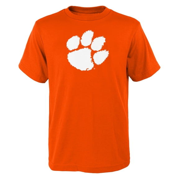 Youth Outerstuff Orange Clemson Tigers Primary Logo T-Shirt