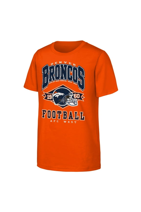 Youth Outerstuff  Orange Denver Broncos Kick Off T-Shirt
