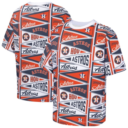 Youth Outerstuff Orange Houston Astros All-Over Pennant T-Shirt