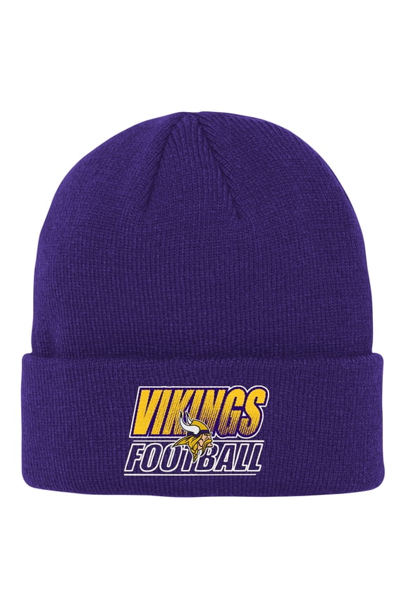 Youth Outerstuff Purple Minnesota Vikings Team Gradient Cuffed Knit Hat