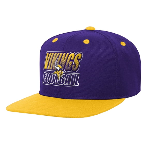 Youth Outerstuff Purple Minnesota Vikings Team Gradient Deadstock Snapback Hat
