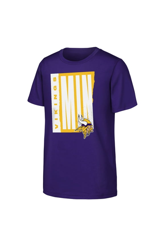 Youth Outerstuff Purple Minnesota Vikings Tear It Up T-Shirt