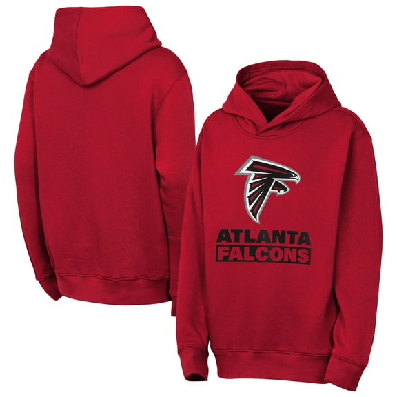 Youth Outerstuff Red Atlanta Falcons Back to Basics Hoodie