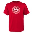 thumbnail image 1 of Youth Outerstuff Red Atlanta Hawks Primary Logo T-Shirt, 1 of 1
