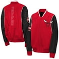 thumbnail image 1 of Youth Outerstuff Red/Black Chicago Bulls Two-Pointer Full-Zip Windbreaker, 1 of 3