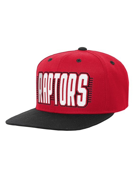 Youth Outerstuff Red/Black Toronto Raptors Snapback Hat