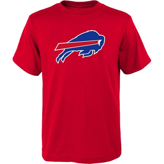 Youth Outerstuff Red Buffalo Bills Primary Logo T-Shirt