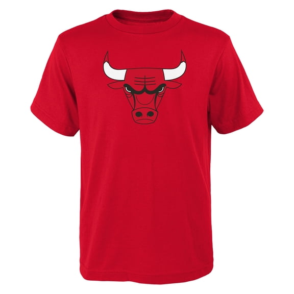 Youth Outerstuff Red Chicago Bulls Primary Logo T-Shirt