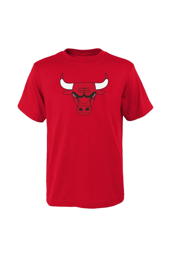 Youth Outerstuff Red Chicago Bulls Primary Logo T-Shirt