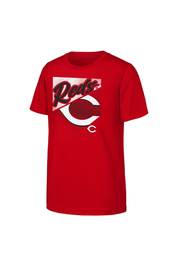 Youth Outerstuff Red Cincinnati Reds Prime Plate T-Shirt