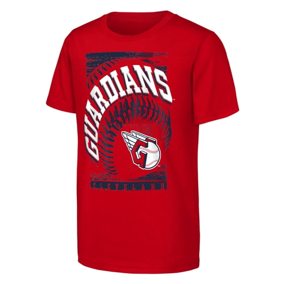 Youth Outerstuff Red Cleveland Guardians Speed Pitch T-Shirt