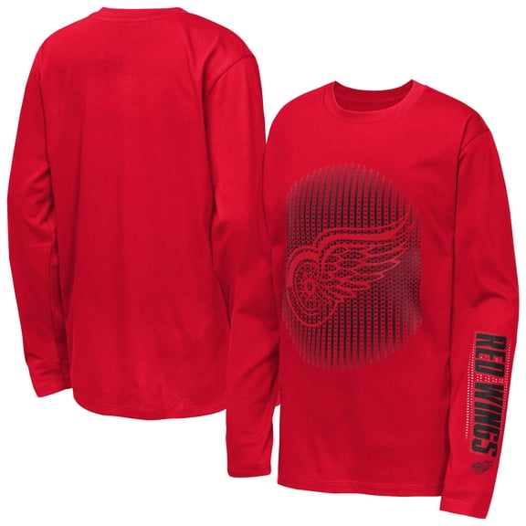 Youth Outerstuff Red Detroit Red Wings Regroup & Reset Long Sleeve T-Shirt