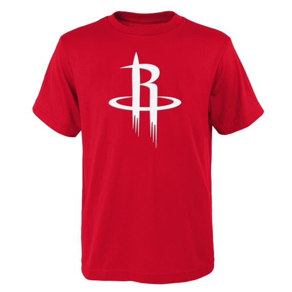 Youth Outerstuff Red Houston Rockets Primary Logo T-Shirt