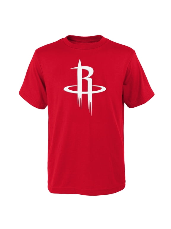 Youth Outerstuff Red Houston Rockets Primary Logo T-Shirt