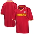 thumbnail image 1 of Youth Outerstuff  Red Kansas City Chiefs Stadium Jersey Polo, 1 of 3