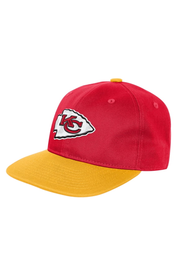 Youth Outerstuff  Red Kansas City Chiefs True Retro Adjustable Hat