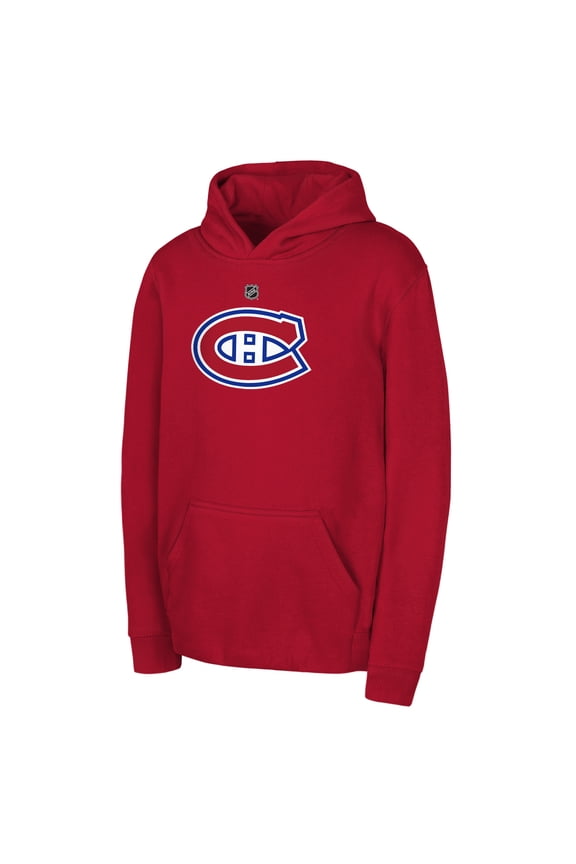 Youth Outerstuff-Red Montreal Canadiens Primary Logo Pullover Hoodie