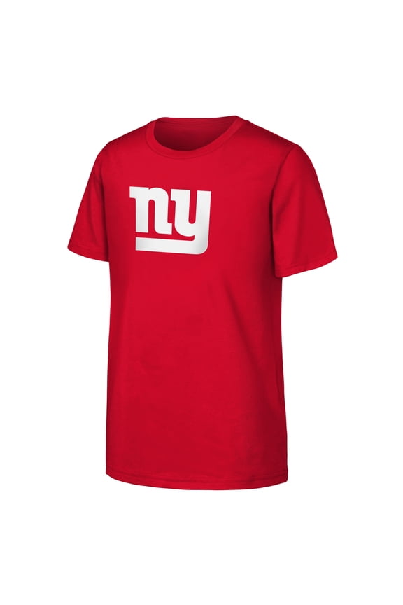 Youth Outerstuff Red New York Giants Primary Logo T-Shirt