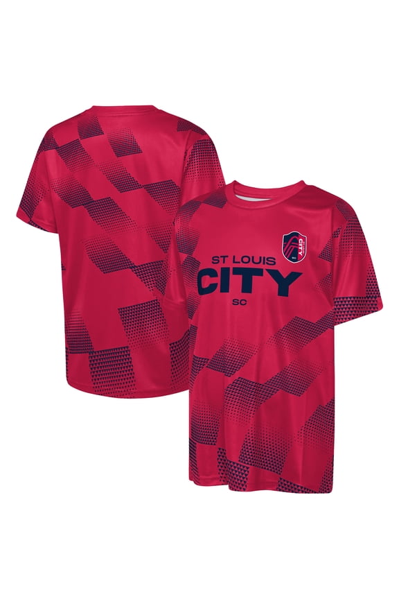 Youth Outerstuff  Red St. Louis CITY SC Sheer Thrill T-Shirt