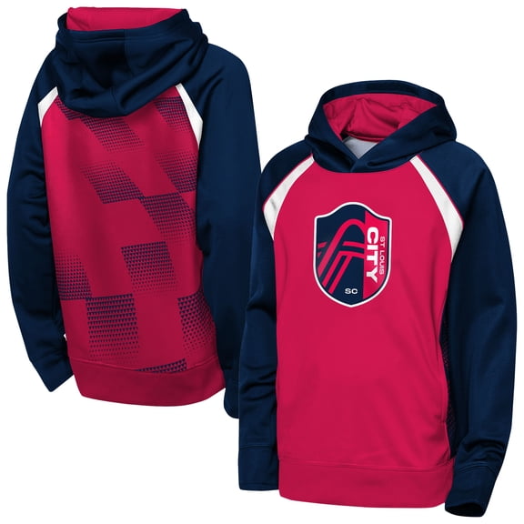 Youth Outerstuff  Red St. Louis CITY SC Striker Fleece Hoodie