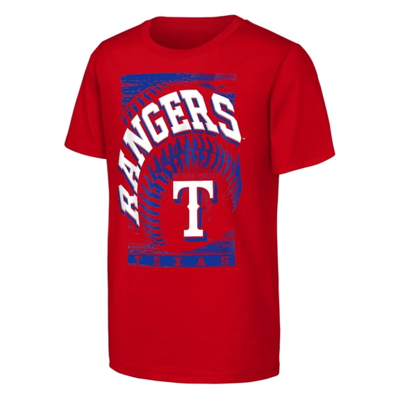 Youth Outerstuff Red Texas Rangers Speed Pitch T-Shirt