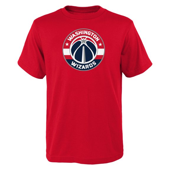 Youth Outerstuff Red Washington Wizards Primary Logo T-Shirt