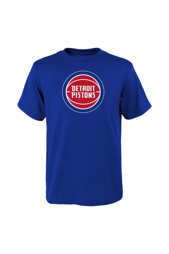 Youth Outerstuff Royal Detroit Pistons Primary Logo T-Shirt