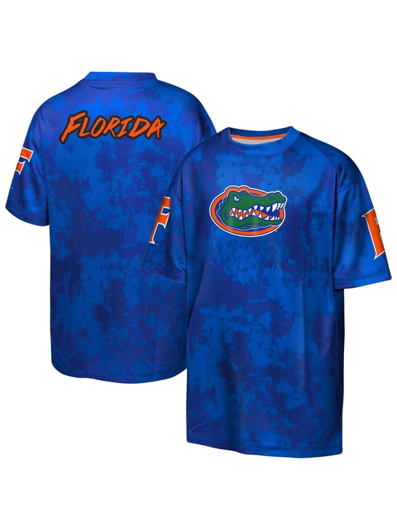 Youth Outerstuff Royal Florida Gators Off-Side Sublimated T-Shirt